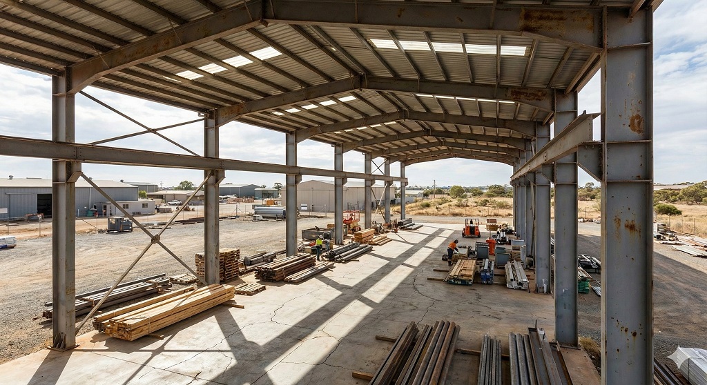 jasa kontraktor baja wf surabaya, jasa konstruksi baja wf surabaya, jasa kontraktor gudang surabaya